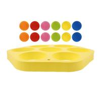 ULTECHNOVO Funny Pool Tossing Game for Summer Beaches, Yellow Eva Floating Ball, Easy to Throw and Safe Material, for Teens Swimming Pool Parties