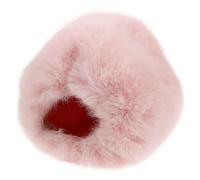 ULTECHNOVO Furry Pop Filter Mic Cover Faux Fur Plush Material Noise Interference Reduction Reduces Plosive Sounds Stylish Unique Design for Broadcasting Rooms Indoor Use