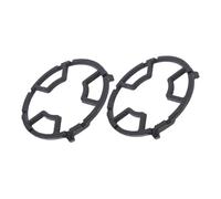 ULTECHNOVO Gas Stove Burner Grate and Iron Wok Ring Set, Non-slip Stove Rack for Household Kitchen Cooking, 2pcs Small Pot Support for Gas Hob Accessories