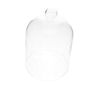 ULTECHNOVO Glass Dome Terrarium Clear Decorative Bell Jar Cover for Preserved Flowers Dried Flower Display Lipstick Holder Home Office Commercial Use Elegant Display