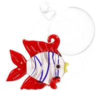 ULTECHNOVO Glass Fish Tank Floating Ornament with Realistic Fish-shaped Design, Safe for Aquarium Use, for Micro Landscape Decoration in Fish Tanks