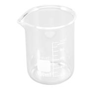 ULTECHNOVO Glass Measuring Cup 100ml Borosilicate - Heat Resistant Thermal Shock Proof - for Lab Kitchen Coffee Chemistry Essential Oils for Scientists DIY Crafters