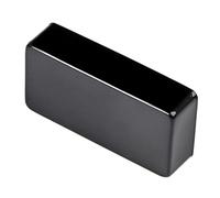 ULTECHNOVO Glossy Black Metal Guitar Pickup Cover Protector for Electric Guitars Replacement Part with Strong Structure Compatible with Various Instruments Stylish Upgrade for Pickup