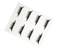 ULTECHNOVO Gold Glitter Eyeliner Sticker Tape 4 Pairs Waterproof Eye Line Decal for Precise Makeup Look