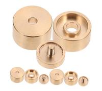 ULTECHNOVO Golden Copper Trumpet Valve Caps with Button Press, Practical and Not Easy to Fade, Beautiful Appearance and Excellent Design, for Trumpet Maintenance Accessories