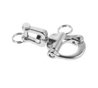 ULTECHNOVO Grade Stainless Steel Swivel Eye Snap Shackle Quick Release Jaw with High-strength Spring Lock for Sailboats Yachts Rigging Heavy Duty Trailer Chain Pulley Hook