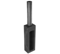 ULTECHNOVO Graphite Ingot Mold with Handle for Casting Gold and Silver, 1000g Capacity, Black Graphite Material, Designed for Safe Operation and Reducing Manual Handling Risks in Metalworking