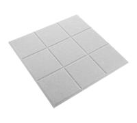 ULTECHNOVO Grey Felt Memo Board for Photo Display 1pcs 9-Grid Bulletin Board for Classroom and Office for Kindergarten and Home Use