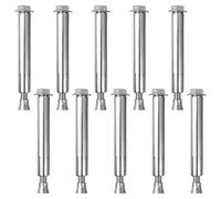 ULTECHNOVO Ground Lock Screws for Speed Bump Fixings 10 Pcs 3.9 Inch Expansion Bolts for Asphalt Concrete Driveway Fasteners