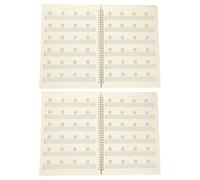 ULTECHNOVO Guitar Tab Notebook 50 Sheets Each to Learning Efficiency with Blank Music Sheets and Chord Fingering Chart 2pcs 6 String Manuscript Paper Strong Binding to Learning Efficiency