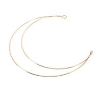 ULTECHNOVO Hair Accessory Golden Brass for Bridal Wedding Reusable Headband Luxurious and Unique Design for Women and Versatile Use