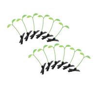 ULTECHNOVO Hair Clips Barrettes 12pcs Light Green for Women Secure Hold and Easy to Use Design for Everyday Wear and Special Occasions