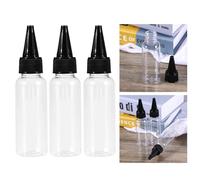 ULTECHNOVO Hair Dye Bottles Refillable Coloring Bottles 12pcs 100ml Salon Hair Dye Container with Pointed Mouth for Easy Squeeze and Fill Random Color for Professional Salon Use