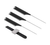 ULTECHNOVO Hairpin Holder Wristband 3pcs Hairdressing Combs Set, Silicone and Abs Material, Functional Tool to Absorb Hairpins and Help You Get Items Quickly for Professional Hairstyling