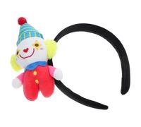 ULTECHNOVO Halloween Clown Hairband Plush for Carnival Party Costume Comfortable Secure Clown Accessories for Spooky Celebrations for Photo Props and Events