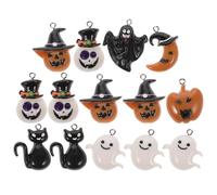 ULTECHNOVO Halloween Resin Fridge Magnets Set 2.8x3cm, Cartoon Style Refrigerator Decorative Magnets for Holiday Home Decor, Design Magnetic Stickers for Halloween Party Assorted style