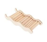 ULTECHNOVO Hamster Climbing Ladder Wooden 7.87X3.35X1.77In Sturdy Pet Cage Steps for Hedgehogs Dwarf Hamsters Activity