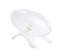 ULTECHNOVO Hamster Exercise Wheel Silent Running Disc for Dwarf Hamsters and Gerbils Indoor Small Animal (White) Random Color