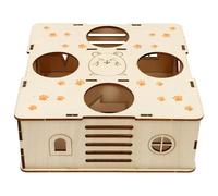 ULTECHNOVO Hamster Maze Hamster Maze Tunnel Entertaining Exercise Exploration Wood Pet Can Be Put in The Large Suitable for Rats