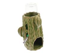 ULTECHNOVO Hamster Water Bottle Chinchilla Bottle Prevents Water Leaking Ceramic 80 Ml Standing Type with Support Beautiful and Convenient Design for Chinchilla and Guinea Pig