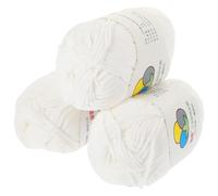 ULTECHNOVO Hand Knitting Yarn 3 Rolls Cotton Yarn Bundle Slender for Beading and Household Crafting