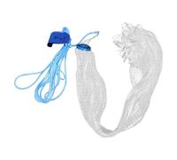 ULTECHNOVO Hand Throwing Fishing Net for Fish and Shrimp, Lightweight Monofilament Cast Net with High Sensitivity and Steel Frame, White Colour Suitable for Outdoor Fishing Activities