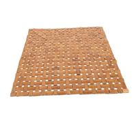 ULTECHNOVO Handmade Carbonized Bamboo Seat Cushion Square Chair Mat for Outdoor Indoor Use Breathable Summer Pad for Garden Furniture and Floor Sitting Natural Seating Accessory