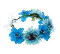 ULTECHNOVO Headband Cloth Material Butterfly Flower Bohemian Style with Artificial Flowers and Attractive Colors Hair Accessory at Special Festivals and Valentine's Day for Women and Ladies