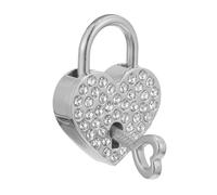 ULTECHNOVO Heart Shaped Love Lock Hanging Wishing Lock for Couples Design and Resistant for Tourist Attractions and Luggage Security