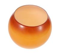 ULTECHNOVO Heat-Resistant Gradient Glass Globe Shade Replacement for Pendant Lamps Double Hole Milk Round Ball Light Shade for Dining and Ceiling Soft Eye-Friendly Illumination Stylish Retro