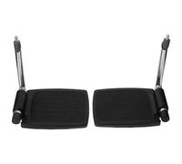 ULTECHNOVO Heavy Duty Aluminium Alloy Material Wheelchair Footrest Pedal Replacement with Support Pole Reduces Caregiver Burden and Provides Universal Fit for Wheelchair Users of Ages