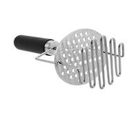 ULTECHNOVO Heavy Duty Stainless Steel Potato Masher with Double Layer Design Ergonomic Long Handle Kitchen Tool for Mashing Vegetables Food Avocado Beans Non Stick Vegetable Ricer