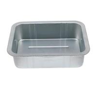 ULTECHNOVO Heavy Duty Steel Oil Drain Pan with Crimped Lip High Capacity Fluid Collector Tray for Car Maintenance Recyclable Oil Drip Pan for Garage Repairs