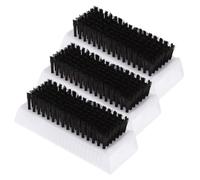 ULTECHNOVO Home Nail Brush Double-Sided Fingernail Cleaning Brush 3Pcs Compact Size Easy to Carry Dust Removal Comfortable Design for Hospital and Home Use