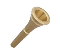 ULTECHNOVO Horn Copper Instrument Replacement Supply 100% Copper Horn Mouthpiece Light in Weight Good Sound Effect Does Not Hurt The Mouth for Hotels and Concert Use