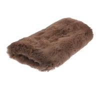 ULTECHNOVO Imitation Fur Delicate Hand Muff Warm Hands Muff Coffee Colour Lovely Style Winter Wedding Prom Resistant to Cold Weather