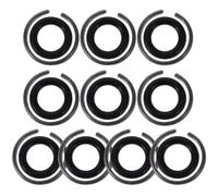ULTECHNOVO Impact Wrench Retaining Ring Set with O-Ring 10 Pieces Replacement Clips for 1/2 Inch Drive Socket Retainer Tools Durable Friction Rings for DIY and Repair