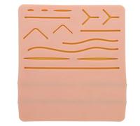 ULTECHNOVO Injection Practice Pad Silicone Nurse Practice Pad Beige Lightweight Reusable for Nursing Students Home School