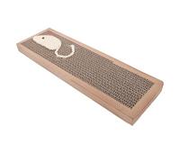 ULTECHNOVO Interactive Cat Scratcher Pad for Kittens and Cats Made of Wear-resistant Corrugated Paper to Satisfy Scratching Instinct, for Home and Pet Shops, Assorted Colour Scratch Board