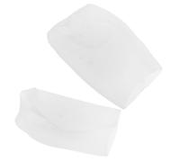 ULTECHNOVO Invisible Height Increased Insoles Silicone Heel Lift Pads Lightweight White Half Heel Inserts for Comfortable Height Boost Suitable for Daily Shoe Wear
