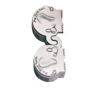 ULTECHNOVO Keepsake Box with No Burr Elephant Shape for First Tooth and Curl Storage Made of Zinc Alloy for Long-Term Newborn Memory Keeping and Christening