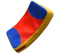 ULTECHNOVO Kickboxing Kick Pad Leather Boxing Pads Featuring Thickened Arc-Shaped Shield for Martial Arts Sparring and Kick Training