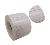 ULTECHNOVO Kitchen Blank Writable Food Storage Stickers Roll 500Pcs 2.5×5Cm Food Date Labels for Kitchen Pantry Life and Record Date Stickers