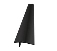 ULTECHNOVO Kitchen Oven Side Guard 21-Inch Black Silicone Heat Resistant Seal for Stove Gaps Cover Suitable for Gas Cooker Countertops