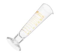 ULTECHNOVO Laboratory Glass Measuring Cup Triangular Beaker Graduation Marks for Accurate Liquid Measurement Chemistry Education and Research Settings