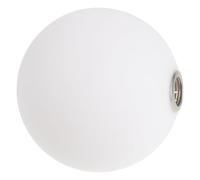ULTECHNOVO Lamp Diameter Metal Globe Frosted Shade with White Secure Glass Threading, Precision Screw Threads, 4.72 Inch for and Modern Scandinavian Style Bedrooms Floor Lamps