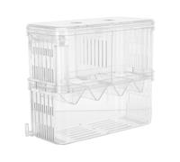 ULTECHNOVO Large Aquarium Breeding Box with Suction Cups Plastic Fish Fry Hatchery Box for Effective Separation and Observation Window, for Betta and Aggressive Fish Breeding