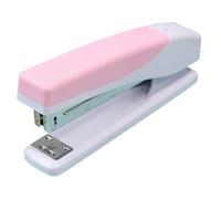 ULTECHNOVO Large Capacity Multi-use Stapler with Nail Mouth Labor-Saving Office Desk Stapler for Home School Travel Smooth Binding and Jam-Resistant Design in Pink