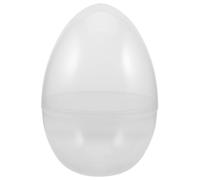 ULTECHNOVO Large Clear Jumbo Fillable Easter Egg Translucent Capsule Shell for DIY Gifts Party Favors Wedding Decorations and Vending Machine Ball Display