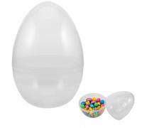 ULTECHNOVO Large Plastic Easter Eggs Fillable: 30x20cm large Plastic Eggs to Fill for Party Prizes, Birthday Favour Packaging & DIY Crafts Wedding Decorations and Vending Machine Ball Display